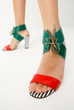 Load image into Gallery viewer, The Bloke Ankle Strap Multicolor Leather Women Sandal