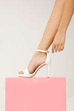 Load image into Gallery viewer, The Aksu White Leather Ankle Strap Women Sandal Final Sale!