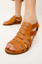 Load image into Gallery viewer, The Atina Tan Leather Sandal Final Sale!