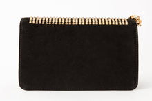 Load image into Gallery viewer, The Ailano Black Glitter Leather Handbag