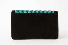Load image into Gallery viewer, The Ailano Black Leather Glitter Handbag