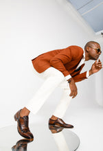 Load image into Gallery viewer, The Royal Hand Craft Brown Wingtip Oxford Men Shoe