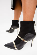 Load image into Gallery viewer, The Manila Black Leather Ankle Women Boot