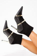 Load image into Gallery viewer, The Manila Black Leather Ankle Women Boot