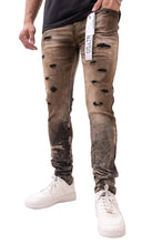 Load image into Gallery viewer, Premium Disaster Ultra Skinny Stretch Denim - Rust