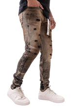Load image into Gallery viewer, Premium Disaster Ultra Skinny Stretch Denim - Rust