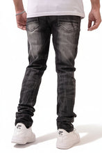Load image into Gallery viewer, Premium Disaster Classic Skinny Stretch Denim Jeans - Black Stone