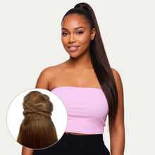 Load image into Gallery viewer, Dark Brown 100% Human Hair Ponytail Extension