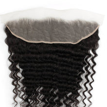 Load image into Gallery viewer, Deep Wave 13x4 Transparent Lace Human Hair Frontal