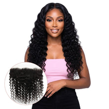 Load image into Gallery viewer, Deep Wave 13x4 Transparent Lace Human Hair Frontal