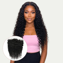 Load image into Gallery viewer, Deep Wave 13x6 HD Lace Human Hair Frontal