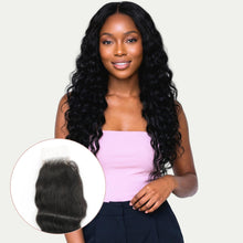 Load image into Gallery viewer, Deep Wave 2x6 Transparent Lace Human Hair Closure