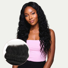 Load image into Gallery viewer, Deep Wave 4x4 Transparent Lace Human Hair Closure