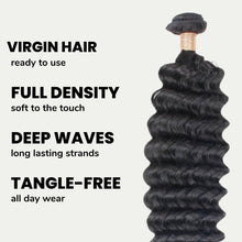 Load image into Gallery viewer, Deep Wave 100% Human Hair Bundles