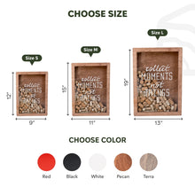 Load image into Gallery viewer, Wine Cork Box – Collect Moments, Not Things