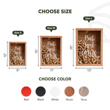 Load image into Gallery viewer, Wine Cork Box – But First, Wine