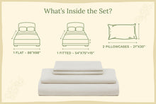 Load image into Gallery viewer, Organic Sateen Bed Sheets Set