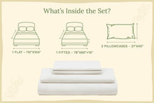 Load image into Gallery viewer, Organic Sateen Bed Sheets Set