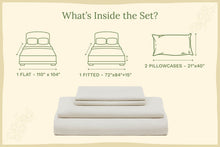 Load image into Gallery viewer, Organic Sateen Bed Sheets Set