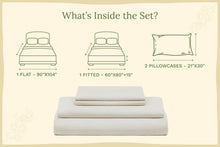 Load image into Gallery viewer, Organic Sateen Bed Sheets Set