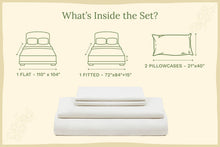 Load image into Gallery viewer, Organic Sateen Bed Sheets Set