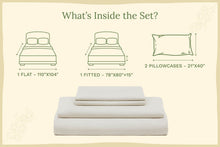 Load image into Gallery viewer, Organic Sateen Bed Sheets Set