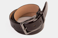 Load image into Gallery viewer, The Dodoma Burgundy Patent Leather Belt