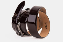 Load image into Gallery viewer, The Dodoma Burgundy Patent Leather Belt