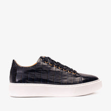 Load image into Gallery viewer, The Dublin Blue Leather Men Sneaker