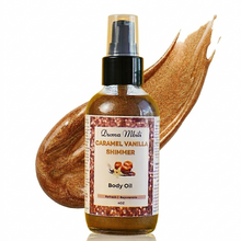 Load image into Gallery viewer, Caramel Vanilla Shimmer Body Oil