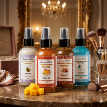 Load image into Gallery viewer, Caramel Vanilla Shimmer Body Oil