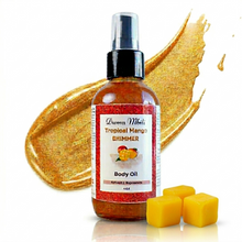 Load image into Gallery viewer, Tropical Mango Shimmer Body Oil