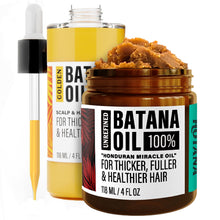 Load image into Gallery viewer, Unrefined &amp; Golden Batana Oil Duo