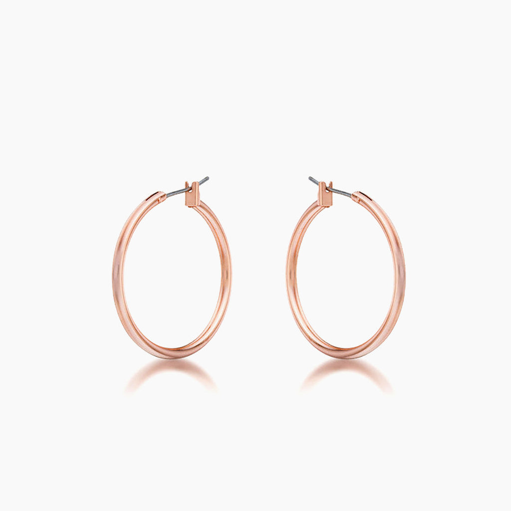 30mm Small Rosegold Hoop Earrings
