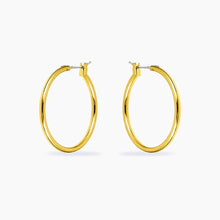 Load image into Gallery viewer, Yasmin 14k Gold Medium Hoop Earrings