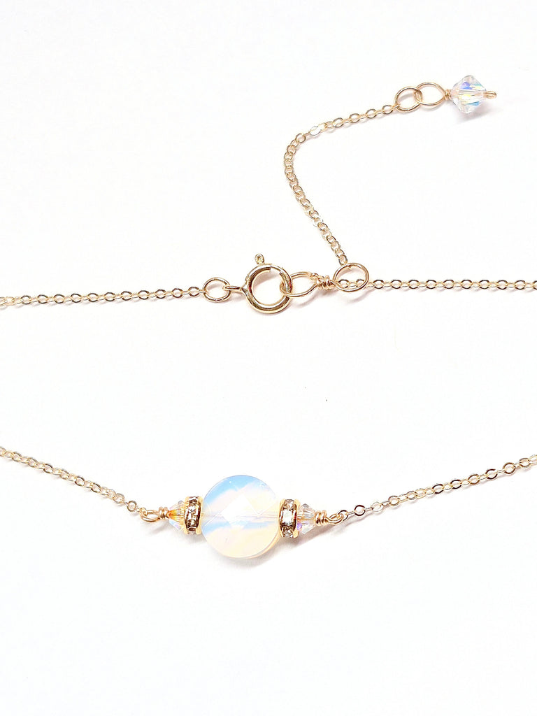 Opalite choker necklace