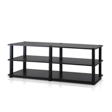 Load image into Gallery viewer, Modern 3-Shelf Espresso Black Shoe Rack - Holds up to 18 Pair of Shoes