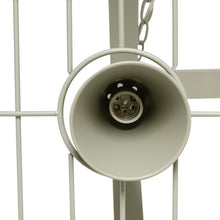 Load image into Gallery viewer, Rustic 2 Light 10 Hook Ceiling Mounted Hanging Pot Rack in Slate Gray
