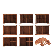 Load image into Gallery viewer, Outdoor Elevated Raised Garden Bed Planter Box with Locking Wheels
