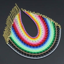 Load image into Gallery viewer, Vibrant Rope Cord Bracelet Necklace, Cord Necklace Bracelet, sku#EF830