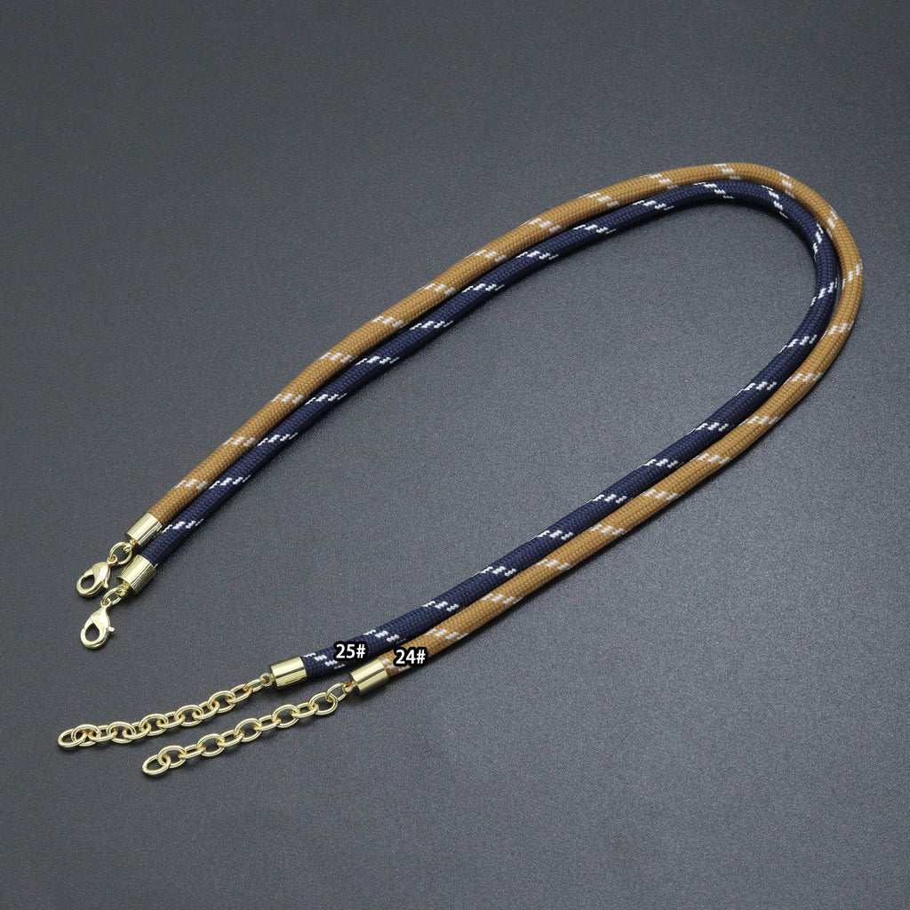 Vibrant Rope Cord Bracelet Necklace, Cord Necklace Bracelet, sku#EF830