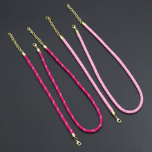 Load image into Gallery viewer, Vibrant Rope Cord Bracelet Necklace, Cord Necklace Bracelet, sku#EF830