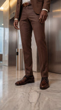 Load image into Gallery viewer, The Valmont Tan Python Leather Derby Men Shoe