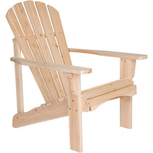 Load image into Gallery viewer, Ergonomic Natural Cedar Wood Adirondack Chair
