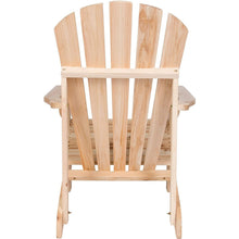 Load image into Gallery viewer, Ergonomic Natural Cedar Wood Adirondack Chair