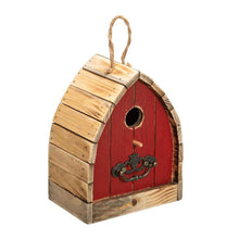 Load image into Gallery viewer, Vintage Farmhouse Style Red Solid Wood Outdoor Birdhouse