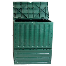 Load image into Gallery viewer, Outdoor Composting 110-Gallon Composter Recycle Plastic Compost Bin - Green