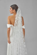 Load image into Gallery viewer, Winter Inspired Cathedral Wedding Veil