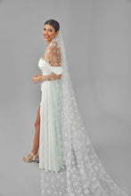 Load image into Gallery viewer, Winter Inspired Cathedral Wedding Veil