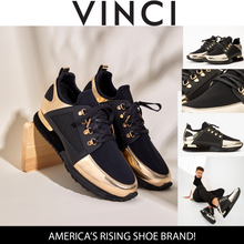 Load image into Gallery viewer, The Emir Gold Leather Men Sneaker Limited Edition